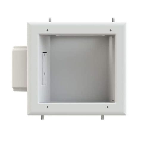 commercial electric multimedia recessed box|Two.